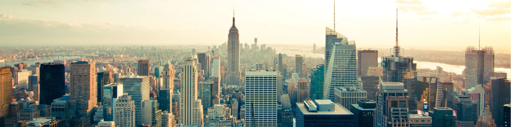 New York City skyline with Empire State Building